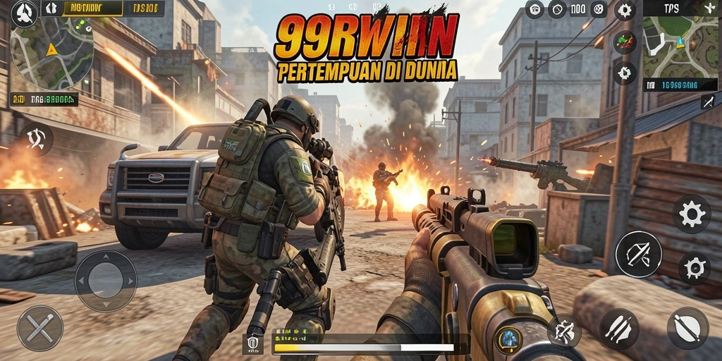 Tangkapan layar gameplay 99RP yang intens dan menegangkan.