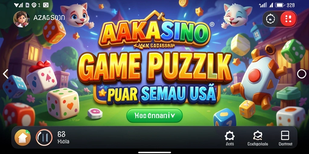 Tampilan gameplay teka-teki menarik di AAKASINO.