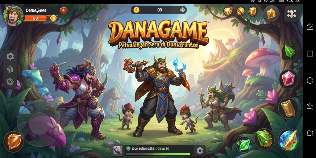 Tampilan gameplay yang menakjubkan dalam petualangan epik.