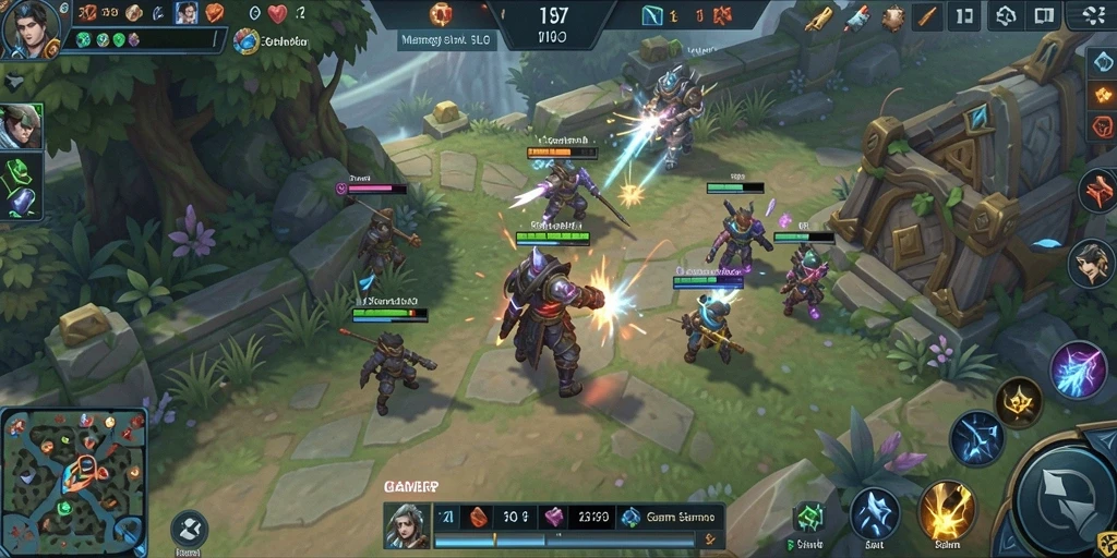 Tampilan gameplay GAMERP yang menampilkan strategi SLG yang mendebarkan.