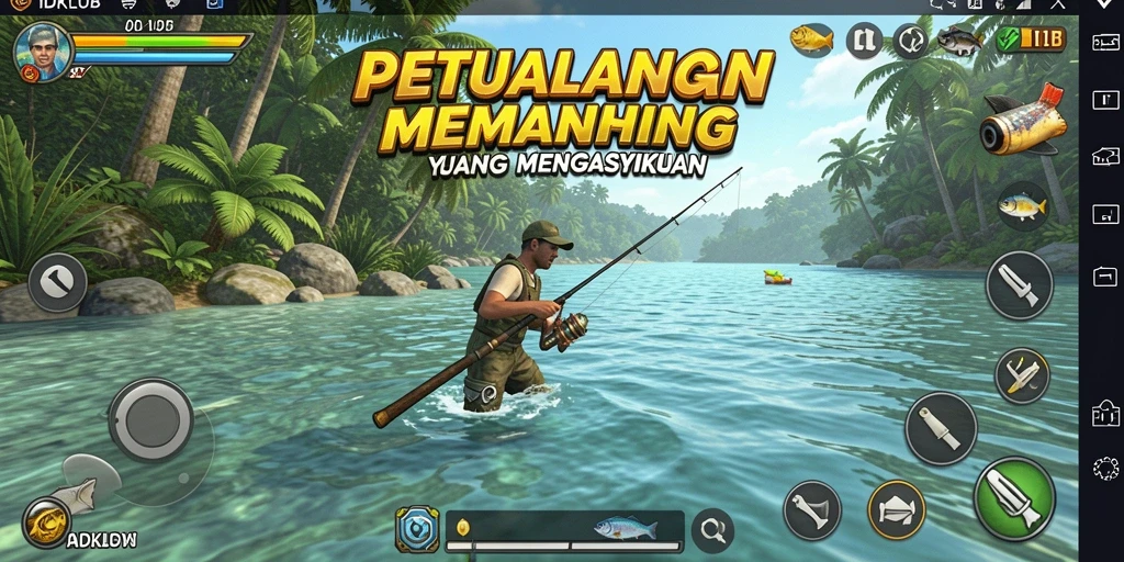 Tangkapan ikan yang besar dan indah di IDKLUB