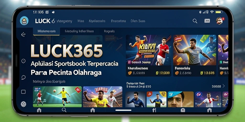 Tampilan gameplay menarik pada aplikasi Sportsbook LUCK365.
