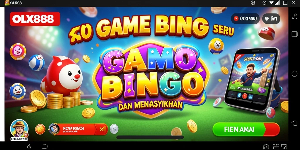 Tampilan gameplay OLX888 yang seru dalam permainan Bingo.