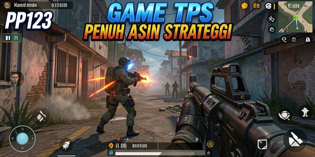 Tampilan gameplay seru dalam PP123 yang memukau.